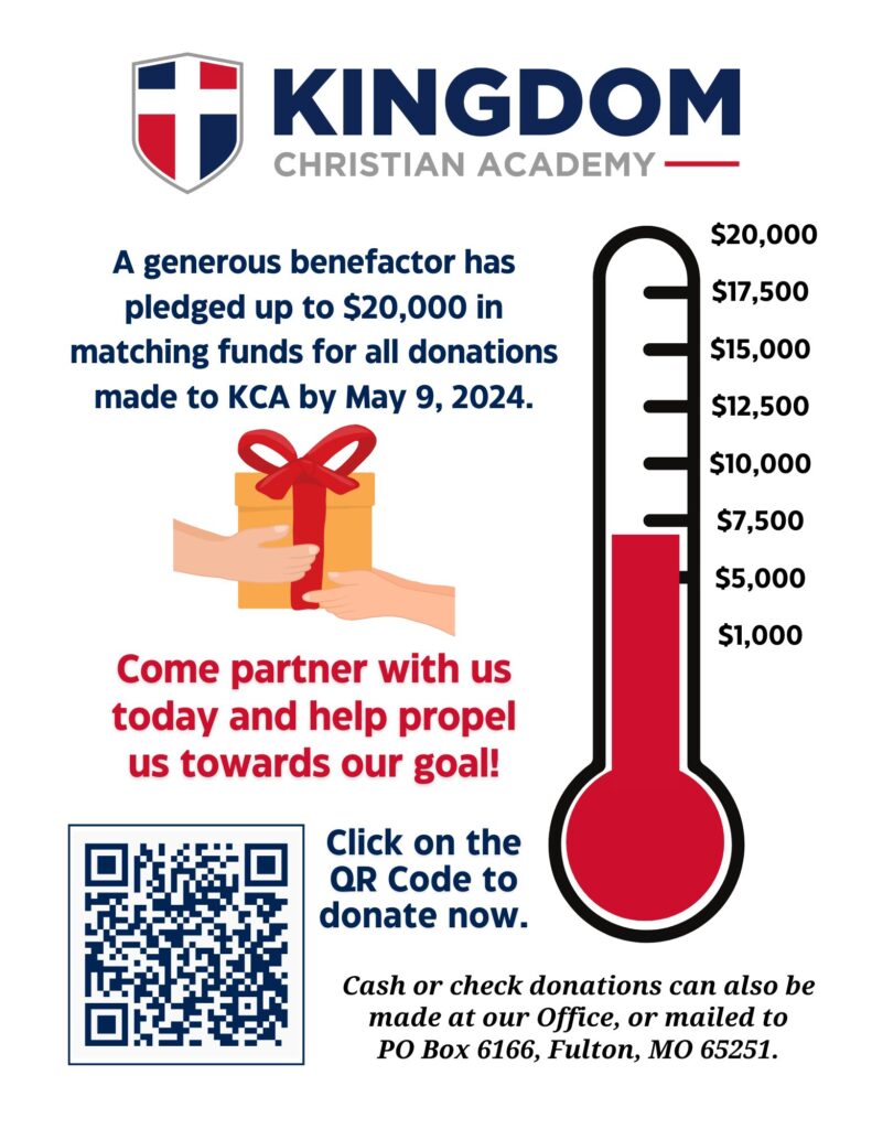 Spring 2024 Matching Donation Drive