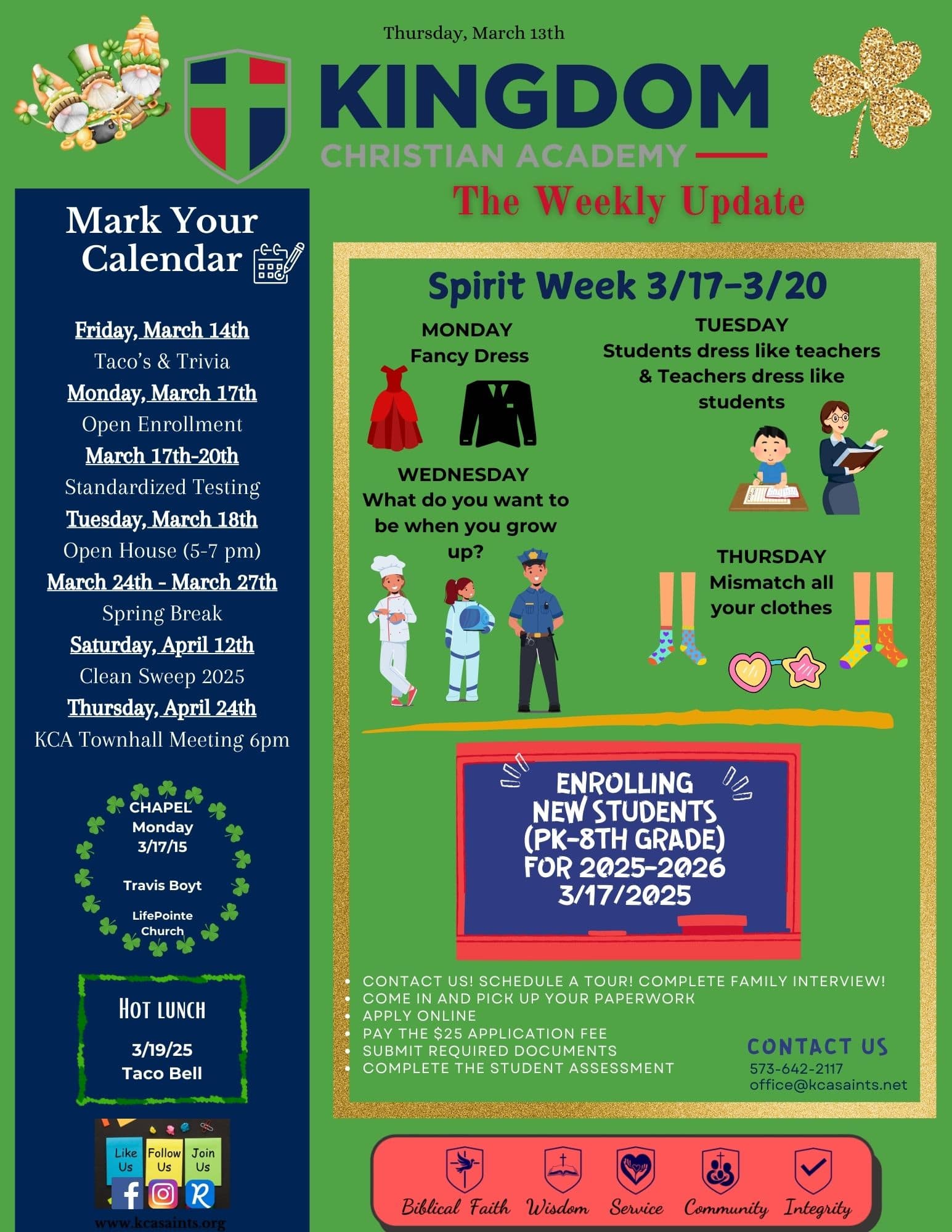 2025-03-13 Weekly Update (pg 1)