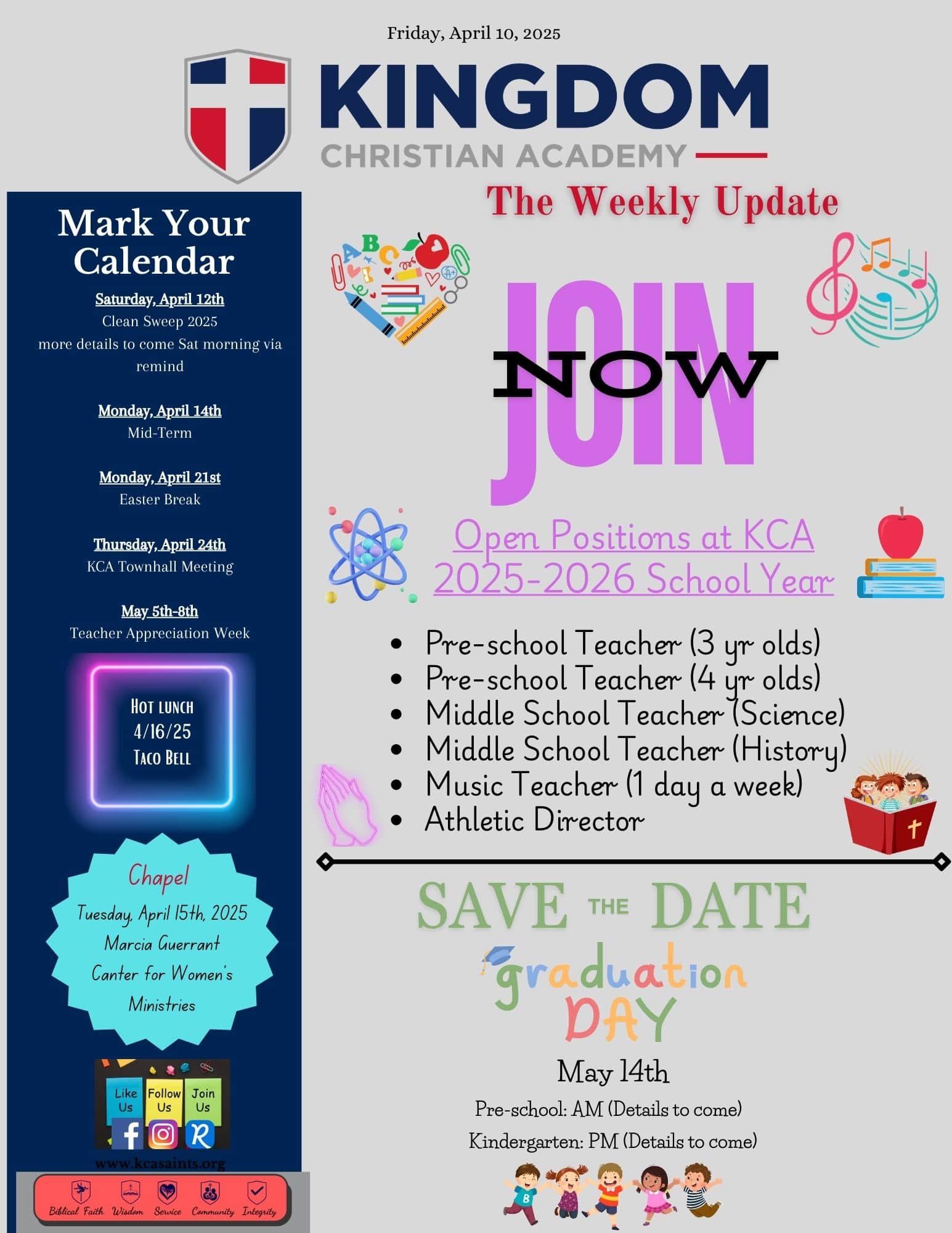 2025-04-10 Weekly Update (pg 1)