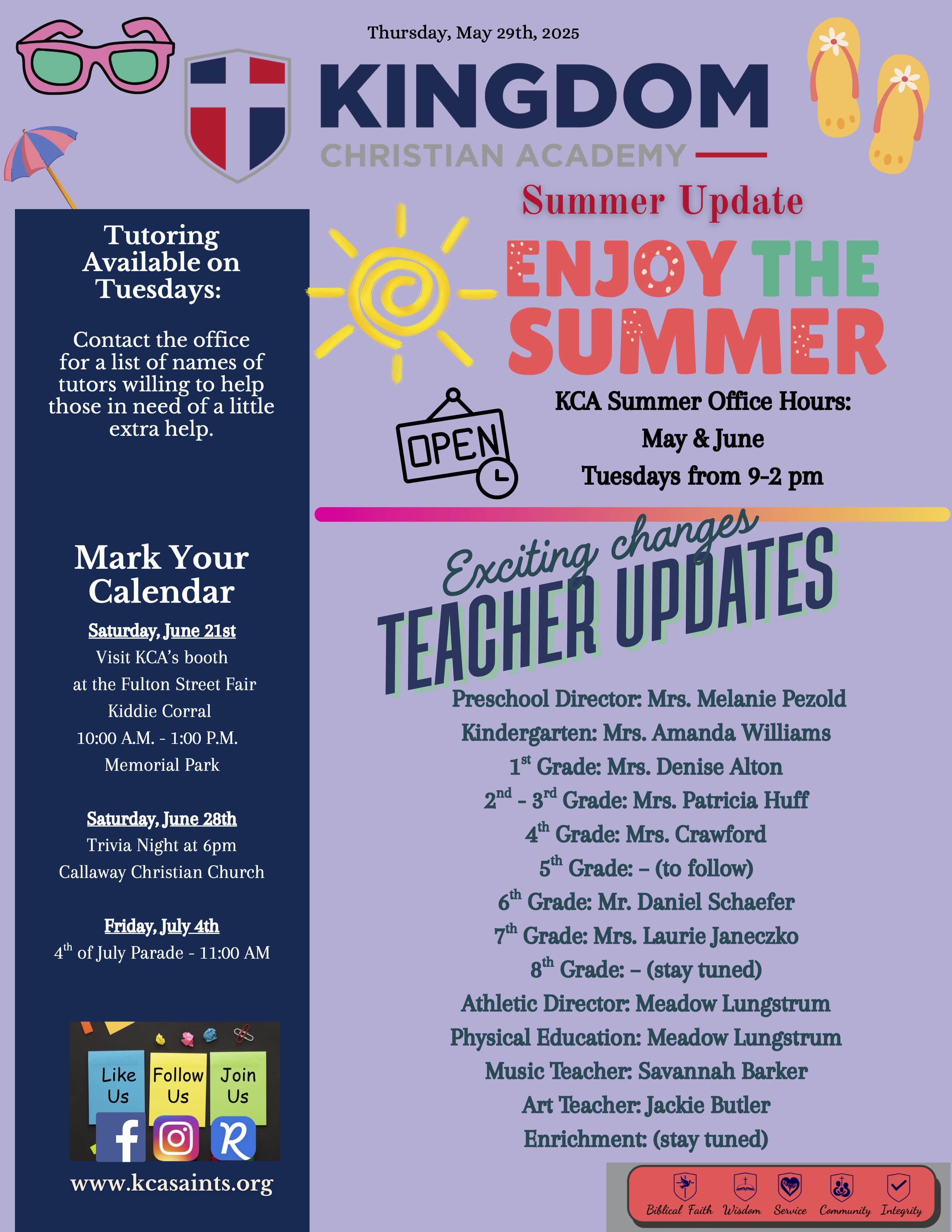 2025-06-29 Summer Update (pg 1)