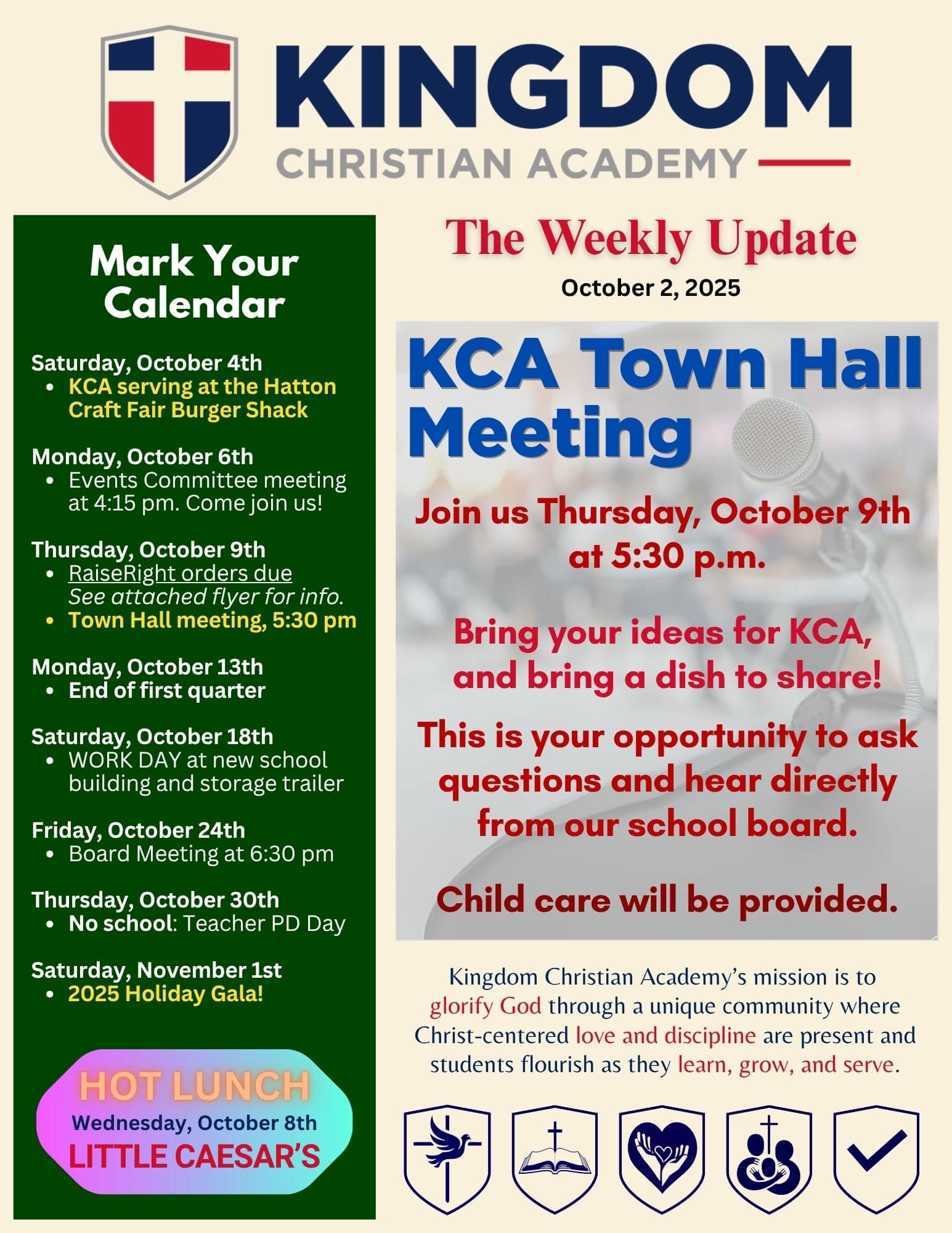 2025-10-02 Weekly Update (pg 1)