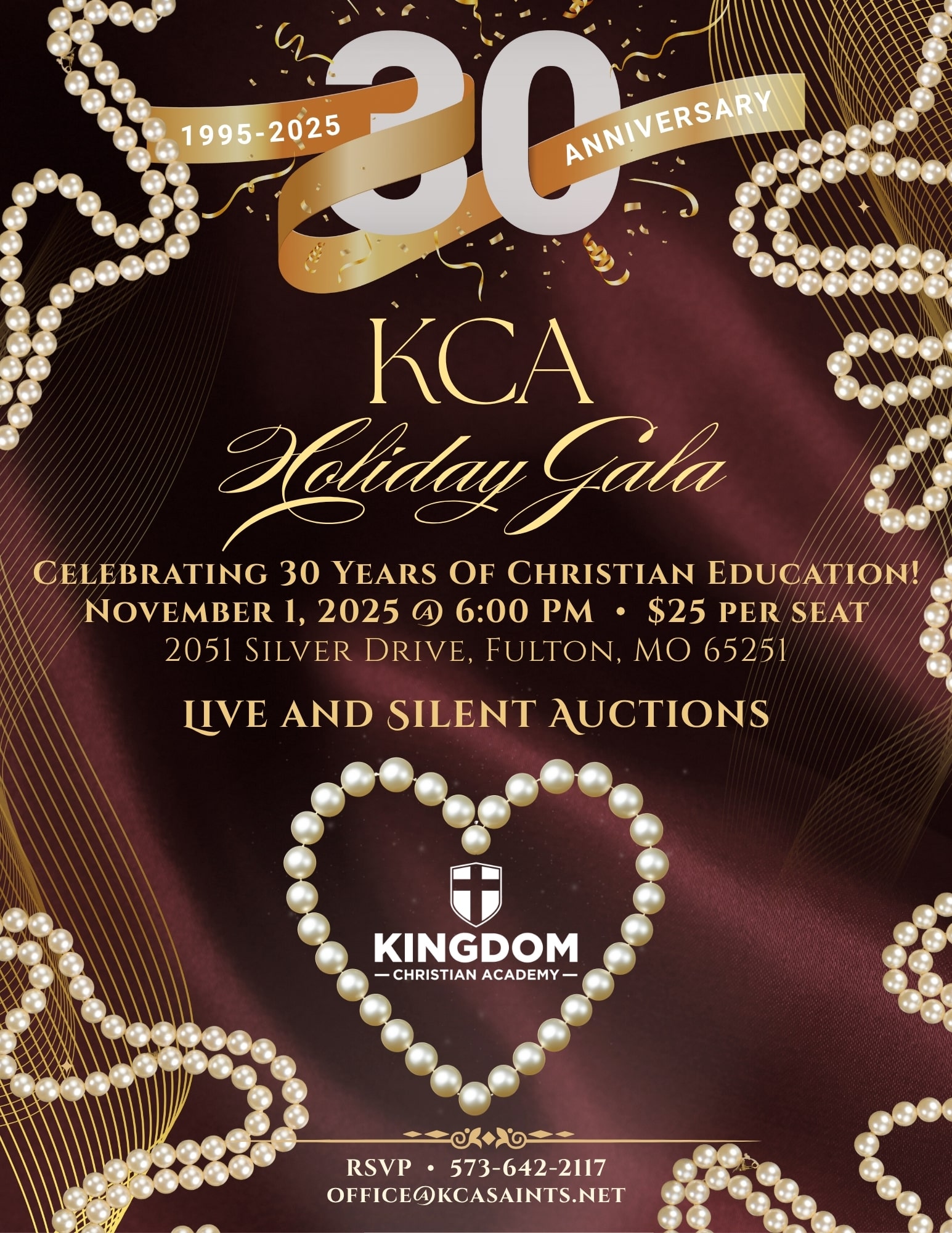 2025 Holiday Gala Flyer