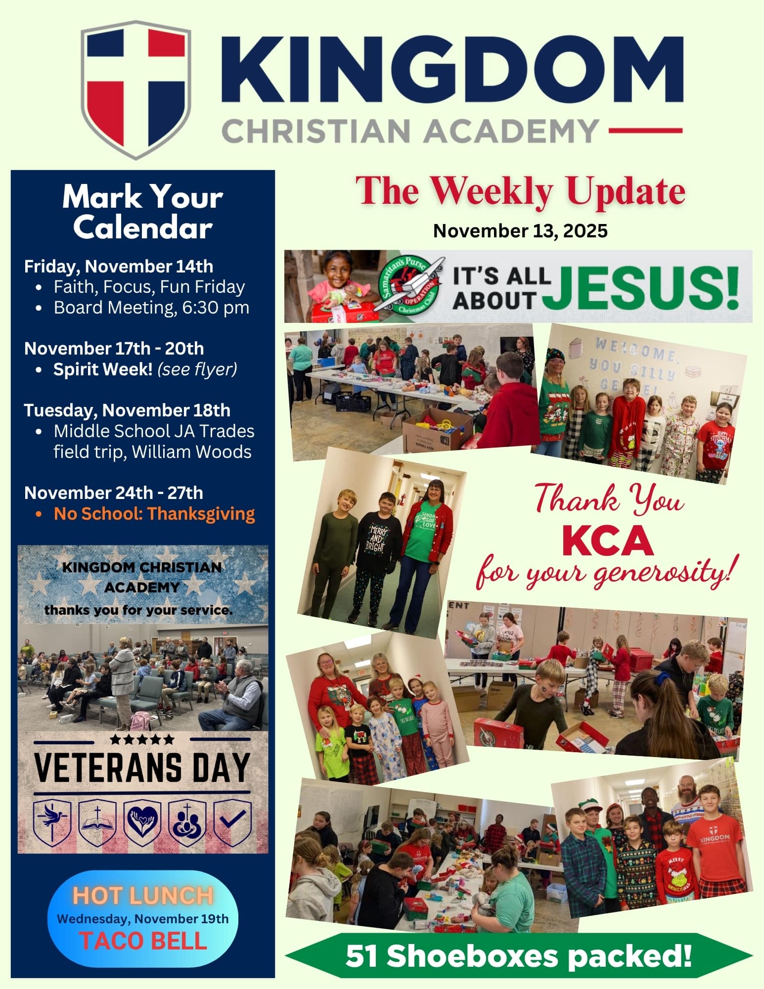 2025-11-13 Weekly Update (pg 1)