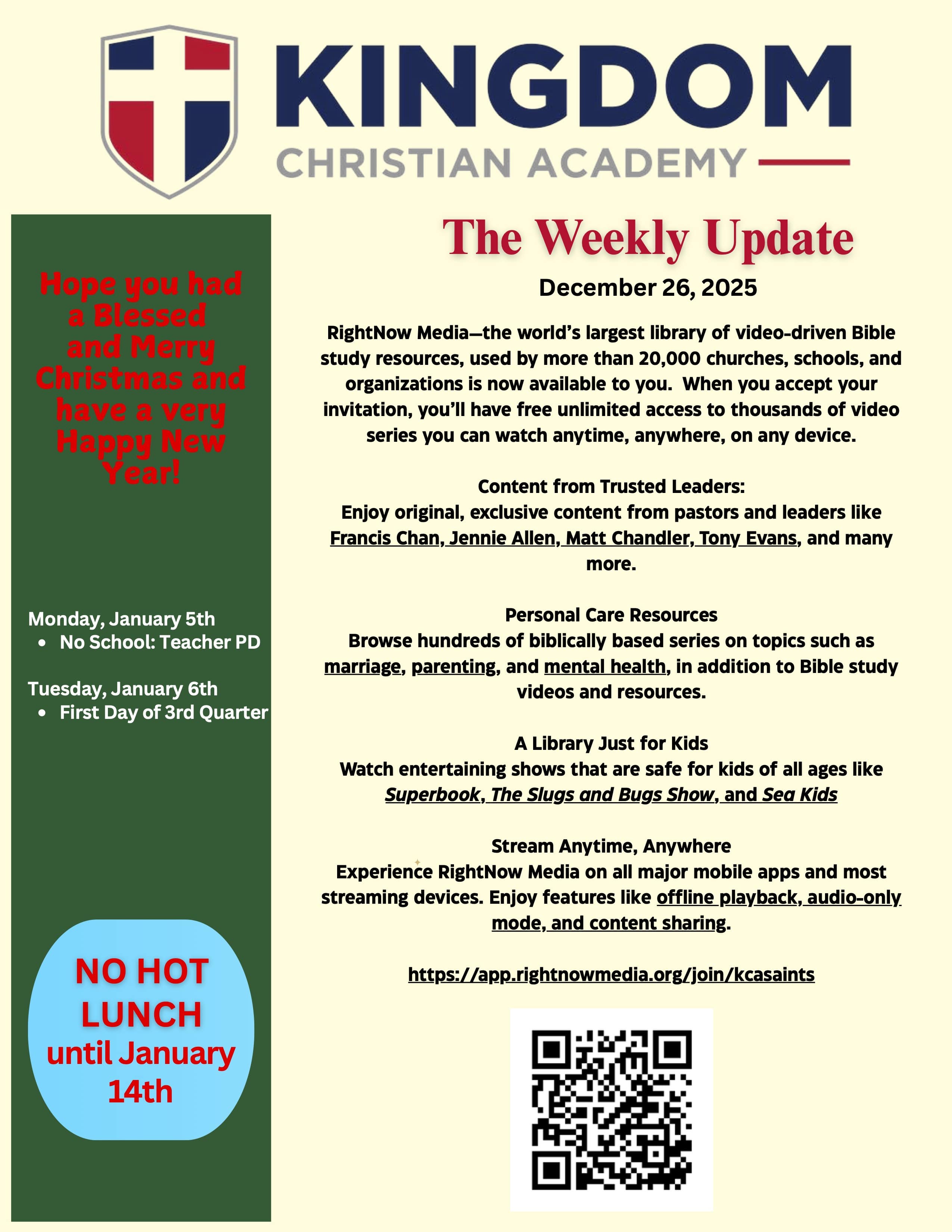 2025-12-26 Weekly Update (pg 1)