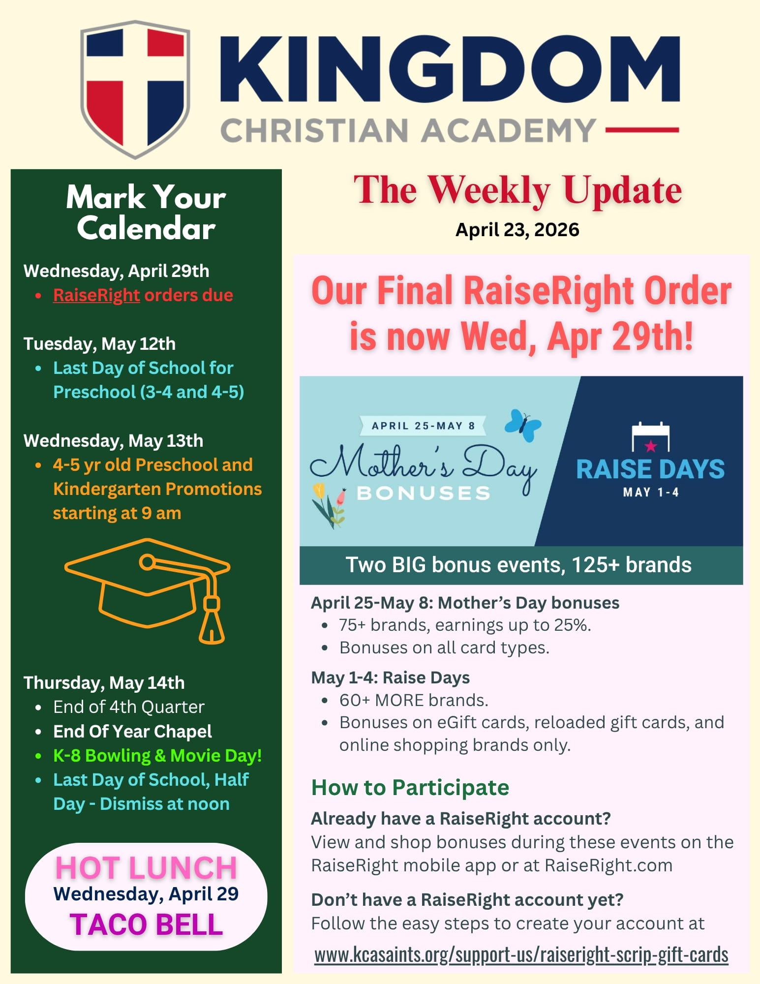 2026-04-23 Weekly Update (pg 1)