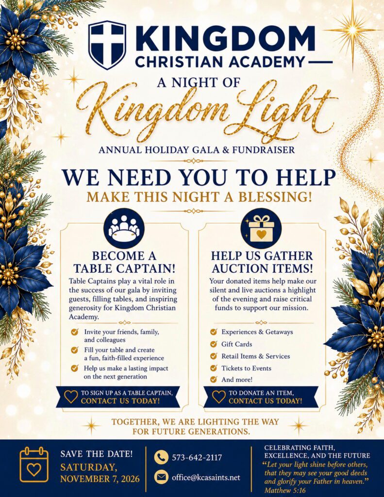 2026 Holiday Gala Help Flyer